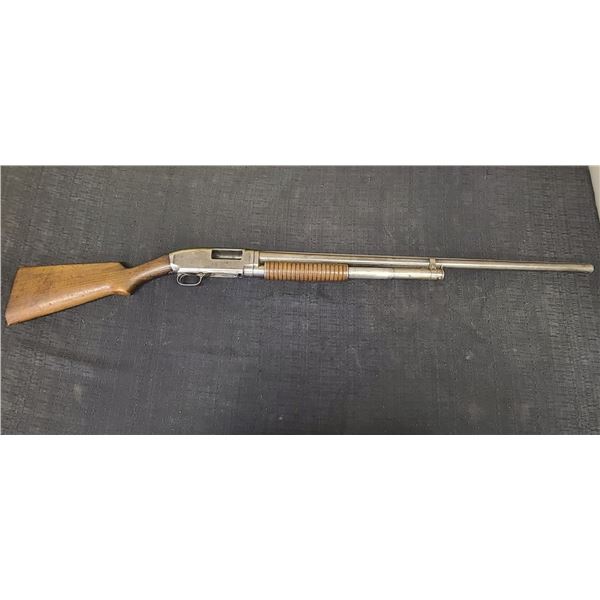 WINCHESTER MODEL 12. 12GA FULL CHOKE. PUMP ACTION NICKEL STEEL