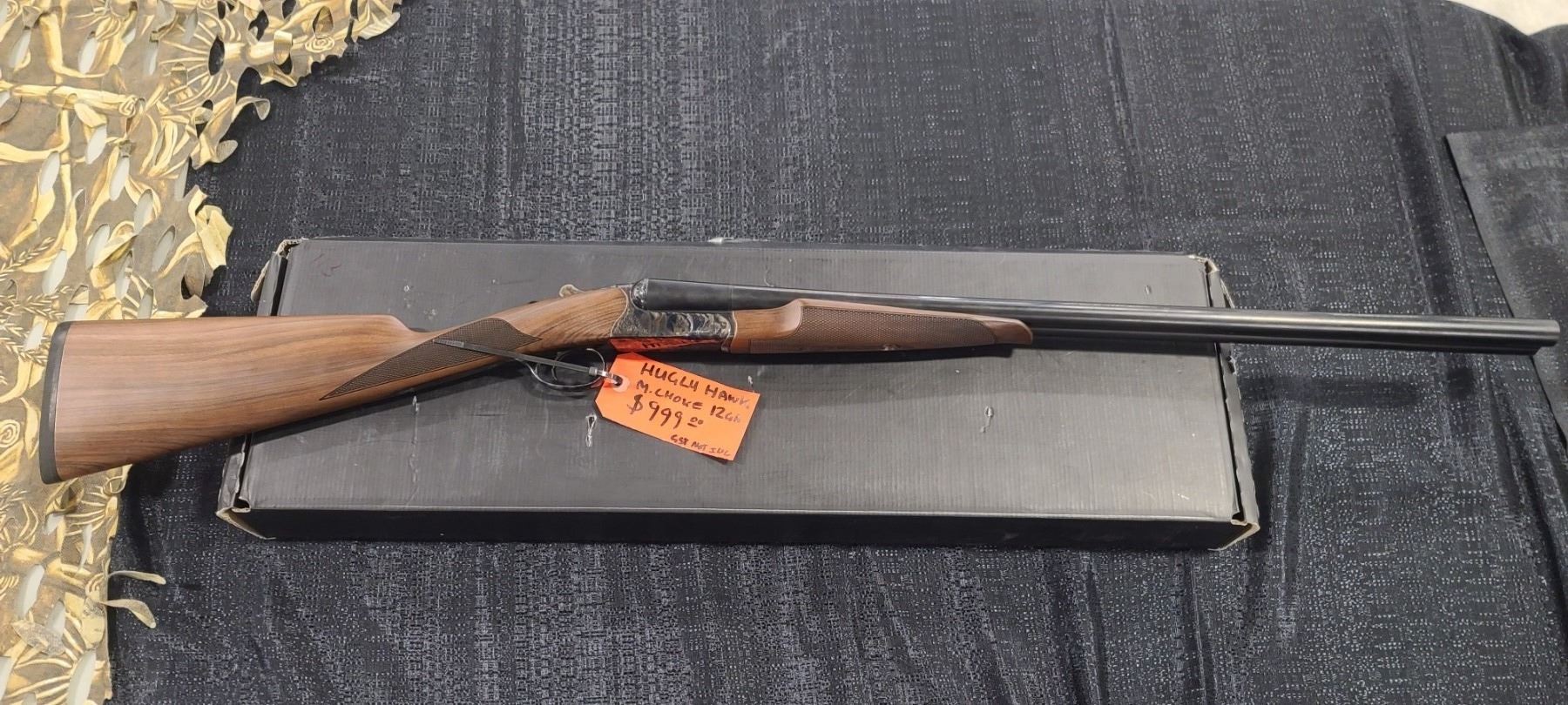 HUGLU HAWK M.CHOKE 12GA DOUBLE BARREL CRACK DOWN 26