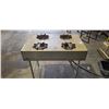 Image 1 : FOUR BURNER PORTABLE PROPANE COOKING STOVE 38 X 25 X 10"