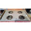 Image 6 : FOUR BURNER PORTABLE PROPANE COOKING STOVE 38 X 25 X 10"