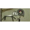 Image 3 : MKL EINISONS MADE IN CHICAGO KNIFE WITH MISC TOOLS AND OTHER, LUFKIN TAPE MEASURE AND TWO PULLY'S