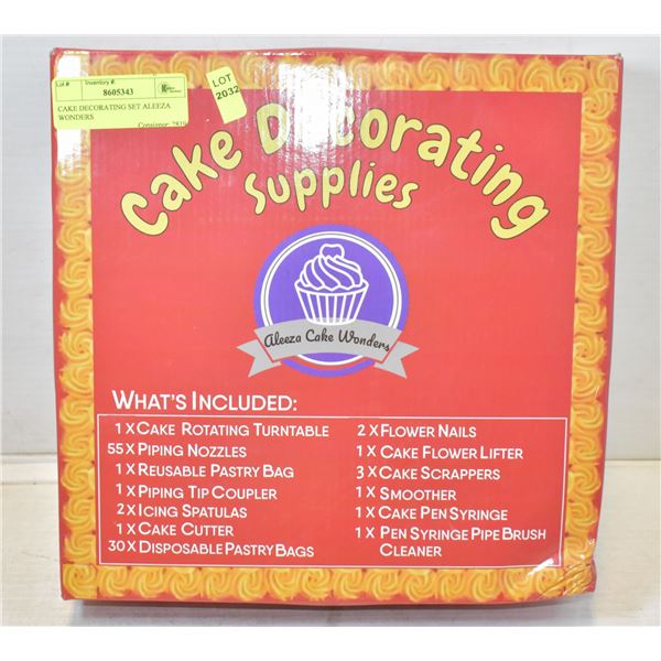 CAKE DECORATING SET ALEEZA WONDERS