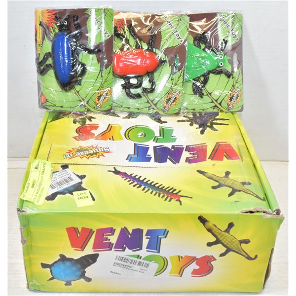 BOX OF 44 INDIVIDUALLY WRAPPED SQUEEZE TOYS