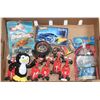 FLAT WITH DIE-CAST HOTWHEELS RACE CARS, TRUCK,
