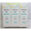 Image 1 : 3 PK AVEENO SENSITIVE SKIN FACE SPF50 MINERAL
