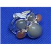 Image 1 : BZ415-182 SILVER MOONSTONE (8CT) RING