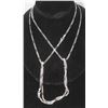 Image 1 : LOT OF 3 .925 SILVER CHAINS EACH 15"