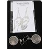 Image 1 : 2 PAIR'S OF SILVER EARRINGS