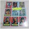 9 X '70'S CARDS FONZIE SUPERMAN GHOSTBUSTERS ETC,
