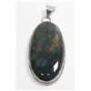 Image 1 : #136-NATURAL BLOODSTONE STONE PENDANT