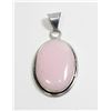 #86-NATURAL PINK ROSE QUARTZ PENDANT