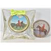 Image 1 : VINTAGE R.C.M.P ASHTRAY: LEDUC AB, AND COASTER: