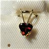 Image 1 : BZ604-70 14K  GARNET(0.28CT) PENDANT