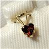 Image 2 : BZ604-70 14K  GARNET(0.28CT) PENDANT