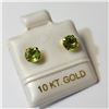 Image 2 : BZ604-77 10K PERIDOT(1.2CT) EARRINGS