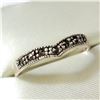 Image 2 : BZ604-65 SILVER MARCASITE RING