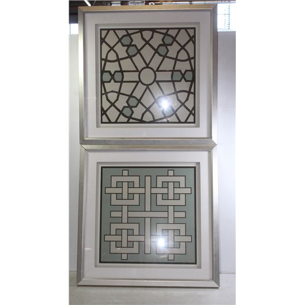 LOT OF 2 ABSTRACT PICTURES
