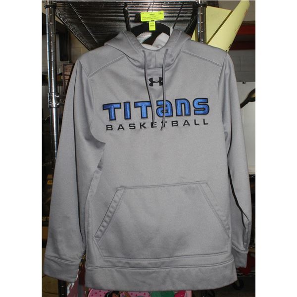 UNDER ARMOR TITANS BASKETBALL GREY HOODIE -