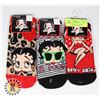 Image 1 : 3 NEW PAIRS OF BETTY BOOP THEME WOMEN'S SOCKS