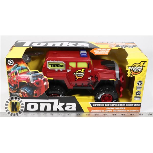 NEW TONKA WILDFIRE RESCUE JEEP. LIGHTS AND SOUNDS