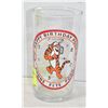 Image 1 : RARE TIGGER HAPPY BIRTHDAY POOH 10 YEAR GLASS