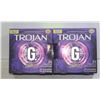 Image 1 : 2 PK TROJAN G-SPOT STIMULATING CONDOMS 24 EACH