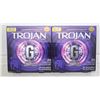 2 PK TROJAN G-SPOT STIMULATING CONDOMS 24 EACH