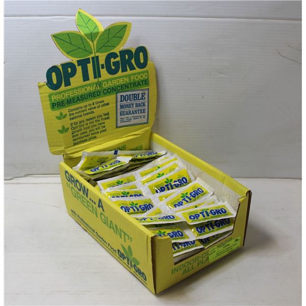 OPTI-GROW PLANT GROWTH FOOD 92x28 GRAM POUCHES