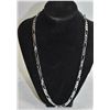 Image 1 : BZ415-187 SILVER 22.8G 18" NECKLACE