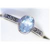 Image 1 : BZ415-181 SILVER BLUE TOPAZ RING