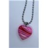 Image 1 : MULTI COLOR STONE HEART NECKLACE