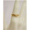 Image 2 : 10 KT YELLOW  GOLD RING WITH CENTER DIAMOND -