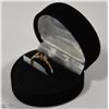 Image 3 : 14K ROSE GOLD FANCY COLOURED DIAMOND RING SIZE 7.5
