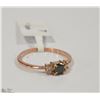 Image 4 : 14K ROSE GOLD FANCY COLOURED DIAMOND RING SIZE 7.5