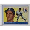 Image 1 : 1955 TOPPS #139 STEVE KRALY NEW YORK YANKEES LN MT