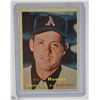 Image 1 : 1957 TOPPS #207 BILLY HUNTER KANSAS CITY A'S LN MT