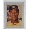 Image 1 : 1957 TOPPS #82 ELSTON HOWARD N.Y. YANKEES LN MT