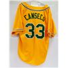 Image 1 : CANSECO #33 OAKLAND ATHELETICS SIGNED JERSEY