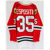 Image 1 : TONY ESPOSITO #35 SIGNED JERSEY (BLACK HAWKS)