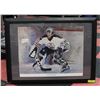 Image 1 : GRANT FUHR #31 PRINT - FRAME APPROX 30.5" X 23"