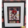 Image 1 : MARTIN BRODEUR PHOTO - FRAME APPROX 17" X 21"