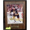 Image 1 : RAY BOURQUE PHOTO - FRAME IS APPROX 11" X 13"