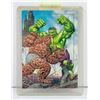 Image 1 : MARVEL MASTERPIECES PRISM HULK VS THING CARD 1992