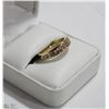 14K YELLOW GOLD 0.75CT DIAMOND RING SIZE 7