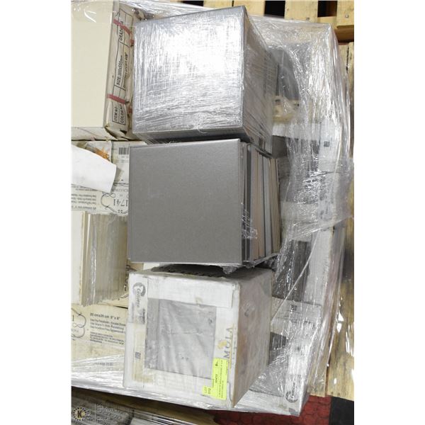 11 BOXES OF IMOLA CERAMIC 8" X 8" SINGLE FIRED TIL