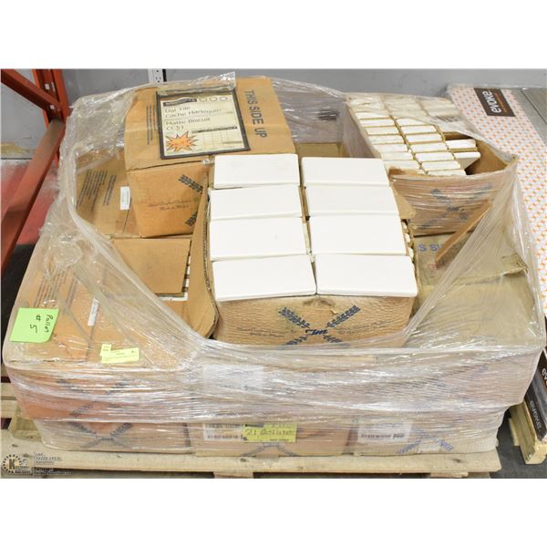 15 BOXES OF MATTE BISCUIT 6.25" X 3'' TILE.