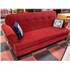 BURGUNDY ROSE SOFA