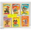 LOT OF 6 GARBAGE PAIL KIDS 1985 CARDS