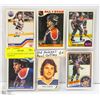 LOT OF 6 OLD SCHOOL PAUL COFFEY CARDS EX