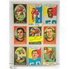 COLLECTION OF 9 X 1950'S CFL CARDS EX